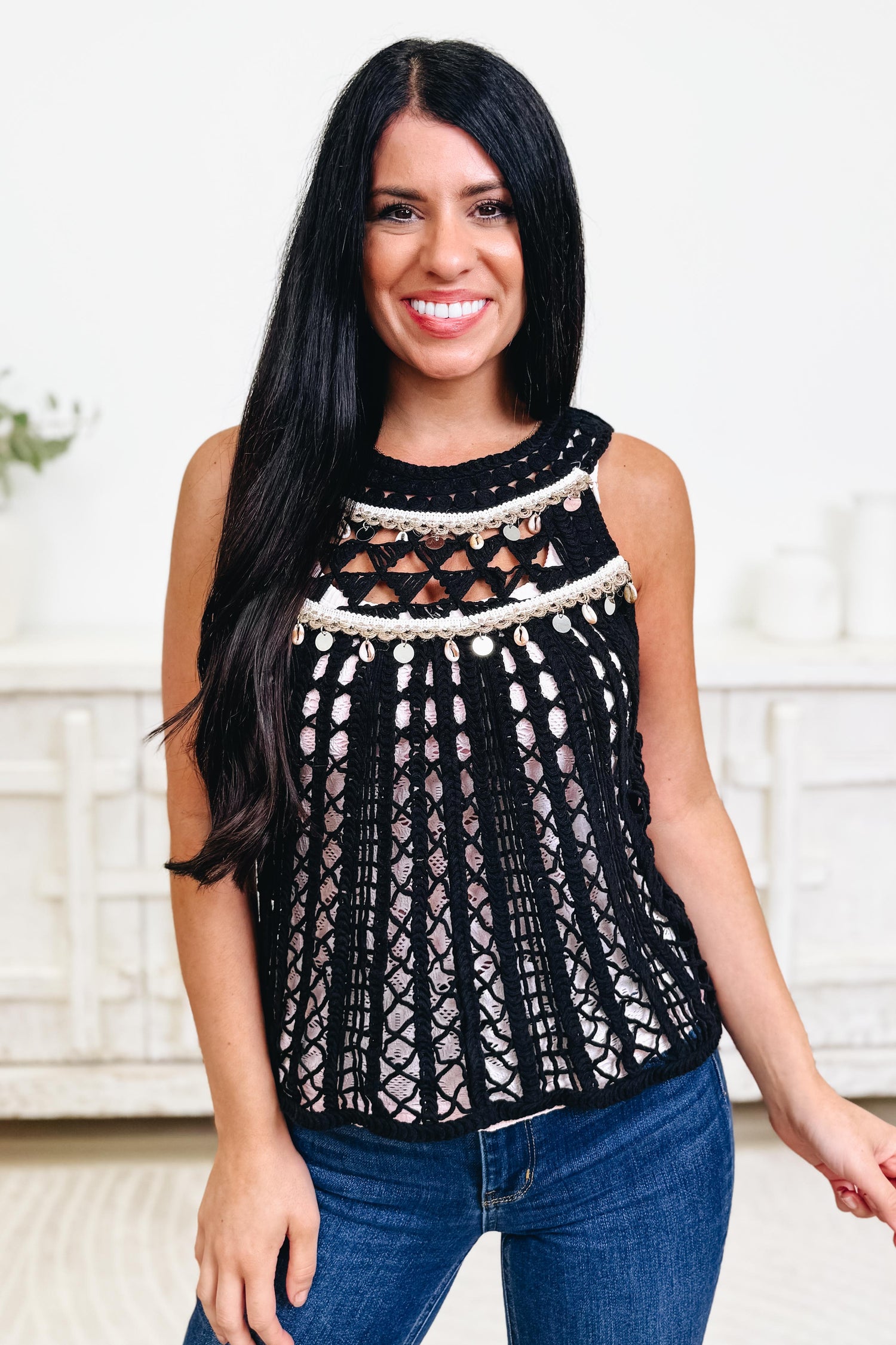 Signs Of Greatness Crochet Top - 3 Colors!