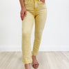 Buttercup Babe By Saige Denim - Flare Capri Jeans