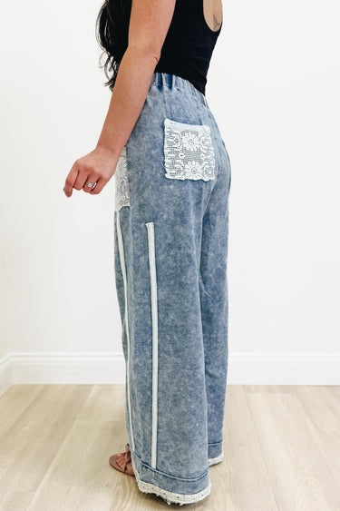 Braided Blessings Pants - Denim