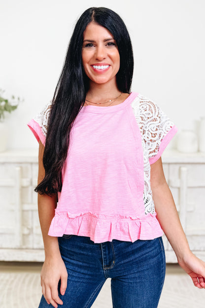 Lace Full Of Grace Top - 2 Colors!