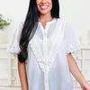 Pin Tucket Button Down Top - 2 Colors!