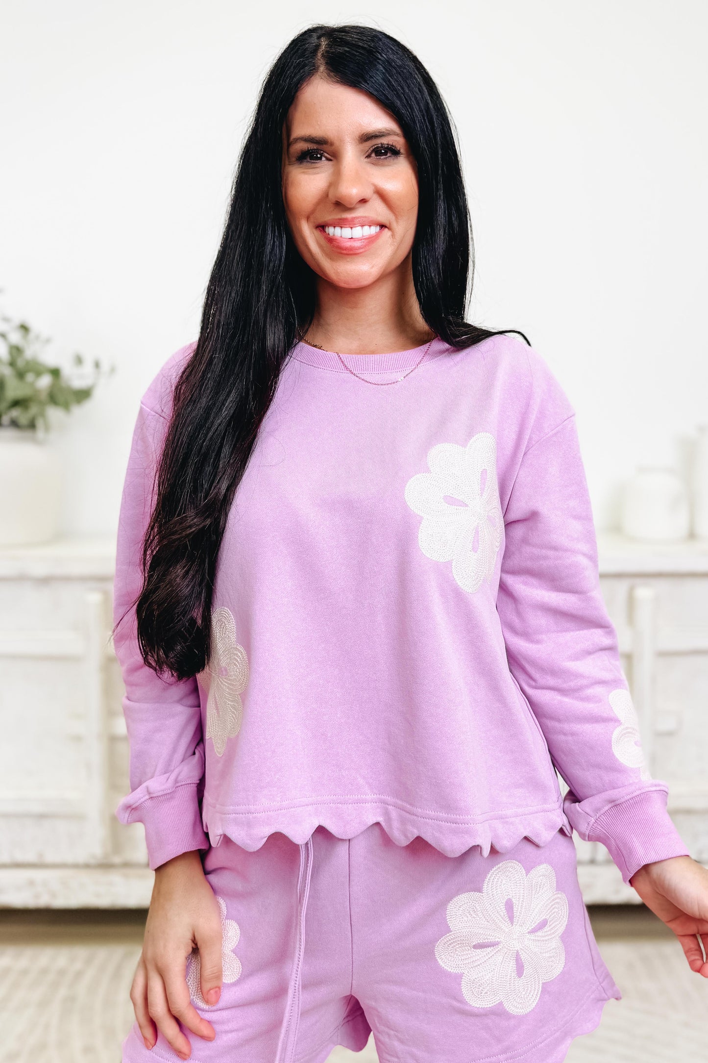 Flower Power Pullover - 2 Colors!