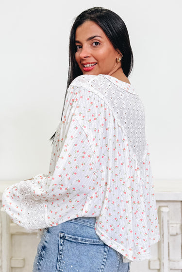 Here To Pray Floral Top - 2 Colors!