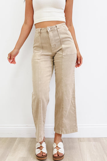Power Move By Zenana - Straight Leg Utility Pants - 4 Colors!