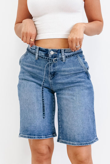 All Sport By Risen - Denim Jorts - Medium