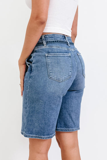 All Sport By Risen - Denim Jorts - Medium
