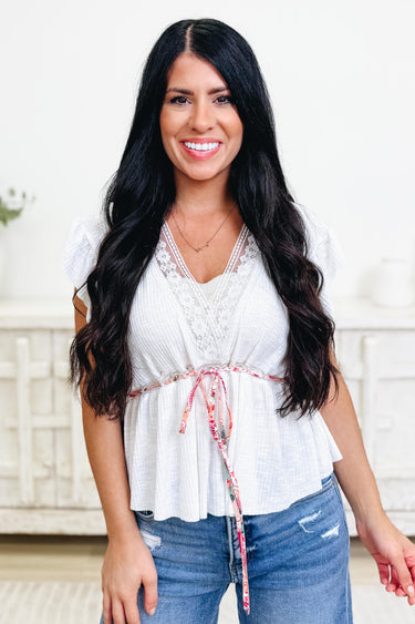 Floral Alignment Top - 4 Colors!