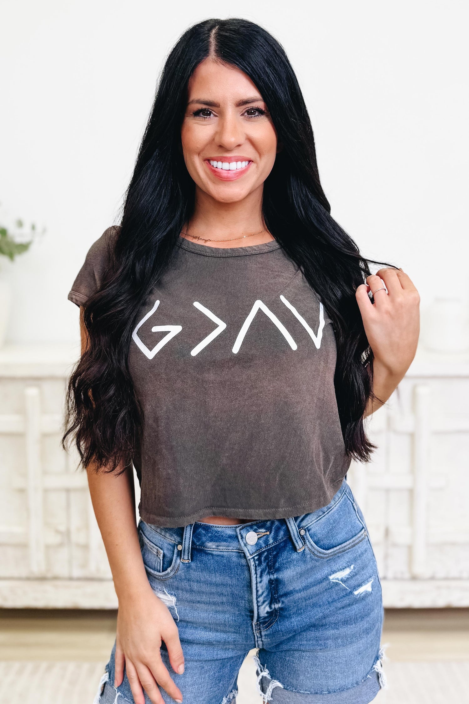God Is So Much Greater Graphic Tee - 2 Colors!