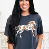 Western Wildflower Floral Horse Graphic Tee - 2 Colors!