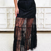 Twirl Me Midnight Lace Skirt