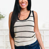 Scoop To Go Stripe Tank Top