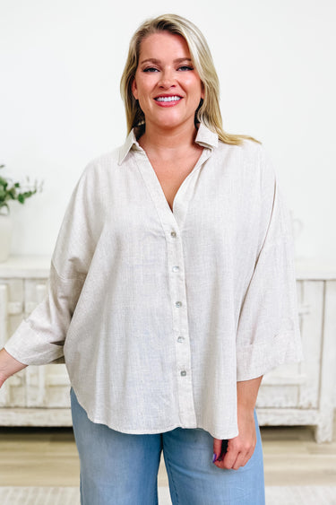 Breezy Babe Button Down Top - 2 Colors!