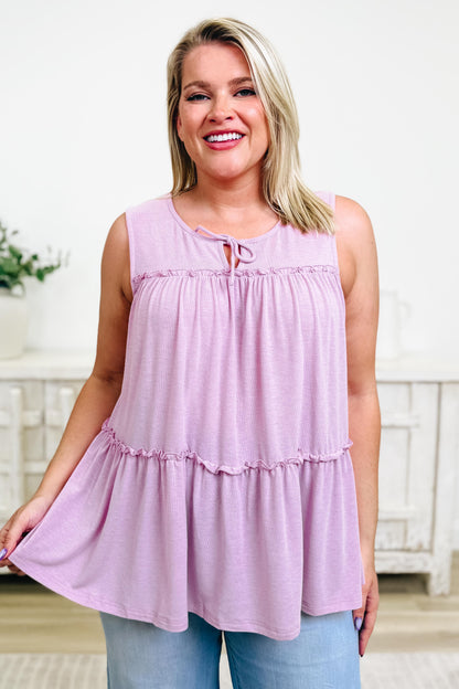 Just Right Tiered Tank Top - 2 Colors!