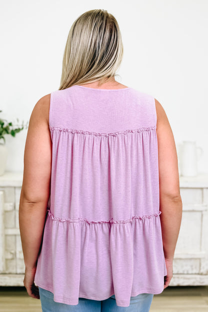 Just Right Tiered Tank Top - 2 Colors!