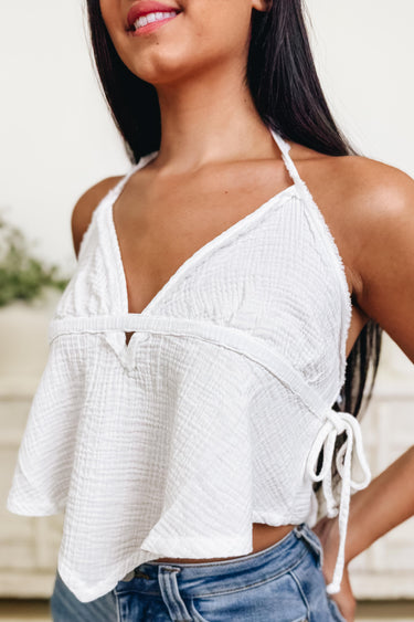Honey Tie Halter Top - 2 Colors!