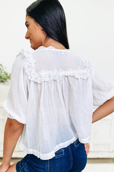 Heart & Lace Top - 2 Colors!