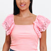 Baby Bloom Eyelet Top - 2 Colors!