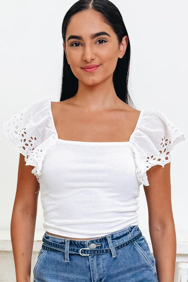 Baby Bloom Eyelet Top - 2 Colors!