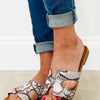 Ivona Slide Sandals - Snake