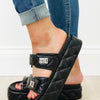 Vintage Havana Onya Platform Sandals - Black