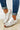 Express Rhinestone Sneakers - White Silver