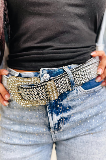 Rhinestone Western Belts - 2 Colors!
