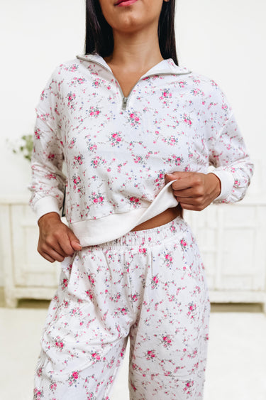 Sweetheart Floral Pants Set