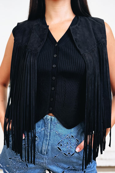 Pretty Little Fringe Vest