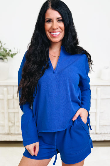 Offset Half Zip Set - 2 Colors!