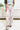Art Of Romance By Anniewear - Floral Barrel Leg Jeans - Ivory