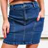 Top Of The World Mini Denim Skirt