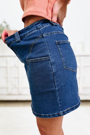 Top Of The World Mini Denim Skirt