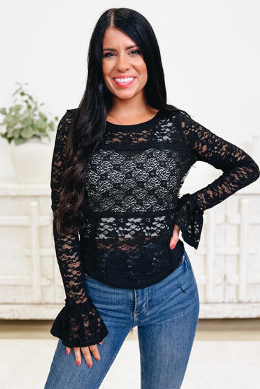 Let It Be Lace Top - 2 Colors!