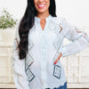 Let The Light In Button Down Top - 2 Colors!