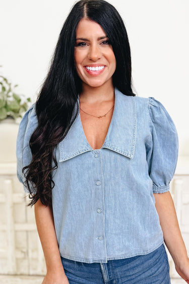 Steele Magnolia Button Down Top - 2 Colors!