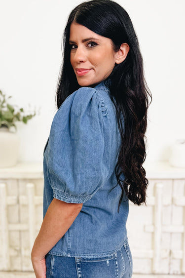 Steele Magnolia Button Down Top - 2 Colors!
