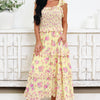 Cotton Candy Floral Maxi Dress - 2 Colors!