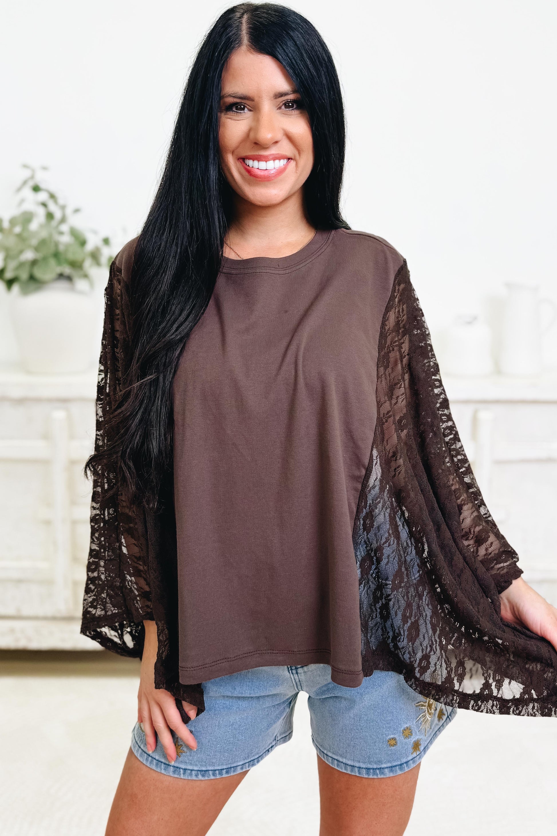 Willing & Able Lace Top - 3 Colors!