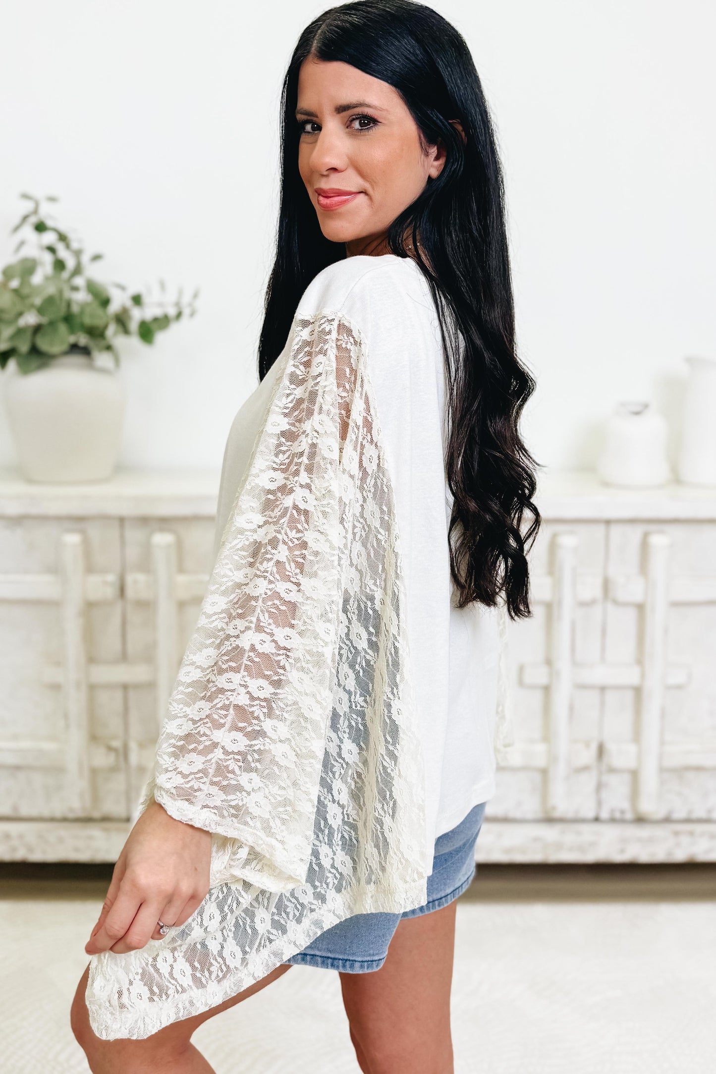 Willing & Able Lace Top - 3 Colors!