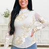 Novelty Floral Top - 3 Colors!