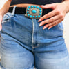 Turquoise Stone Concho Belt