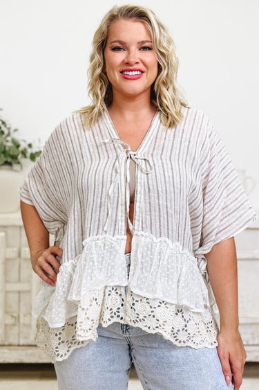 Faith In Numbers Lace Top