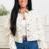 On Spot Polka Dot Denim Jacket - 2 Colors!