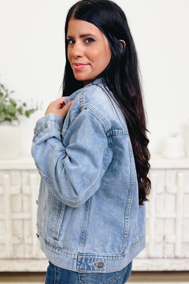 A Little Love Moment Denim Jacket