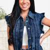 Center Of Attention Denim Vest - 3 Colors!