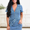 A Little Date Night Denim Dress