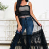 Wild & Western Sheer Dress