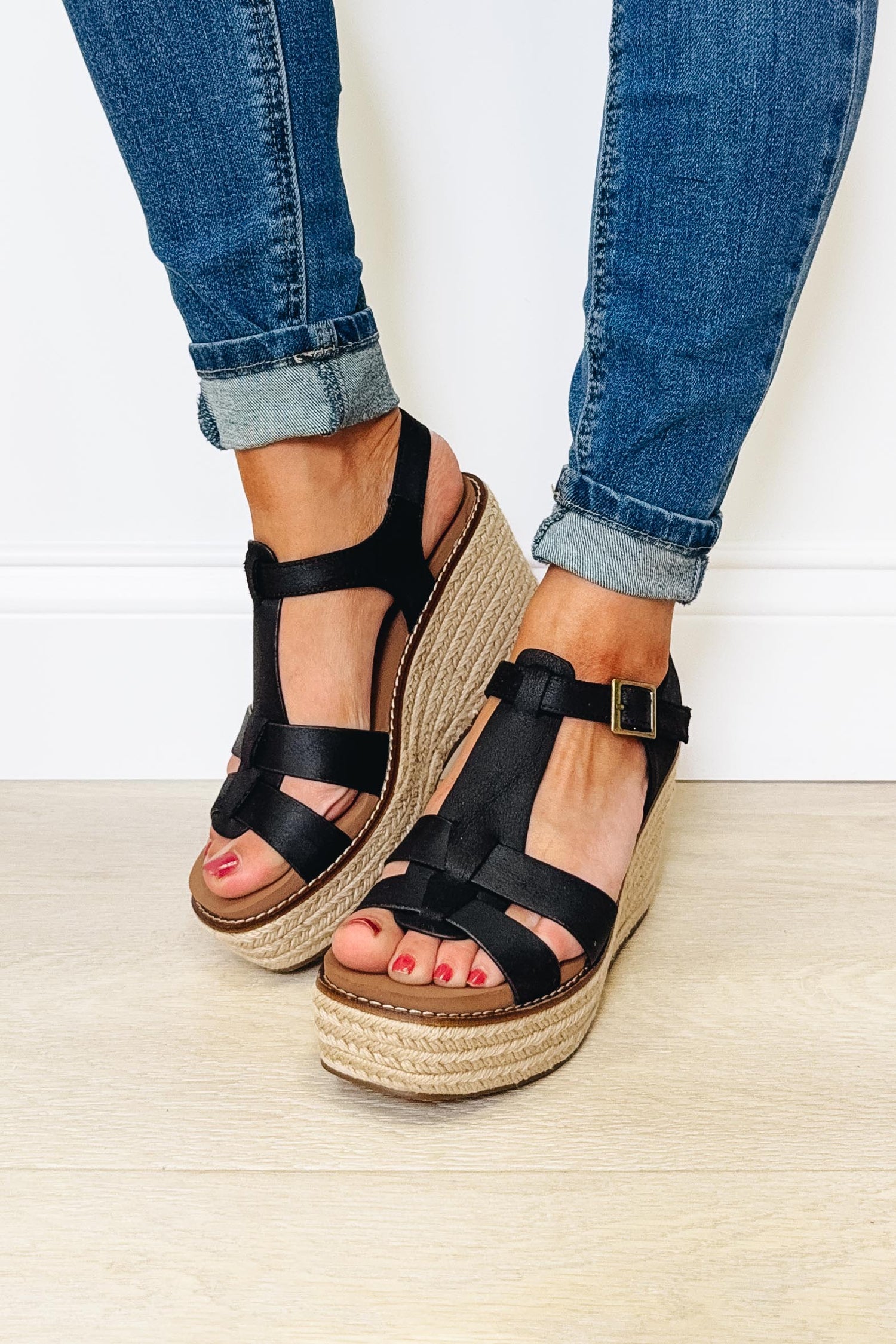 Corky's Somethings Fishy Wedge Sandals - 2 Colors!