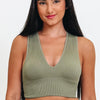 Like Love Ribbed Built In Bra Tank Top - 5 Colors!