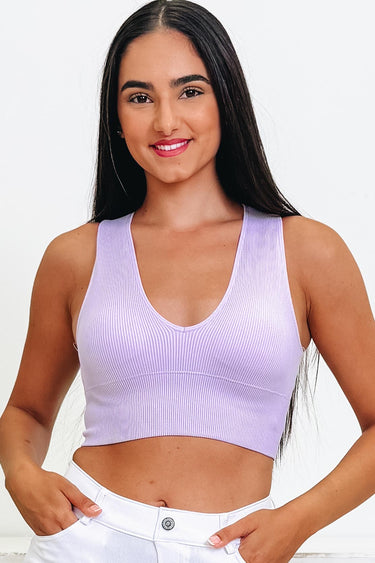 Like Love Ribbed Built In Bra Tank Top - 5 Colors!